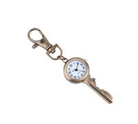 WRITWAA Orologio Vintage a Pendolo in Lega Design a Forma di Chiave Quadrante Facile da Leggere, Stile Creativo e Retrò, Regalo per Studenti e Personale Scolastico