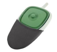 WRITWAA Padella piatta per pazienti immobilizzati: Padella medica a basso profilo in plastica - Include coperchio e maniglia portatile - Per adulti disabili e assistenza domiciliare