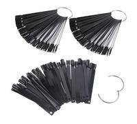 WRITWAA Palette per Unghie Falsi Display Ventaglio Strumenti per Manicure con Colori per Unghie per Scuole Nail Art