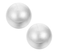 WRITWAA Palline Baoding in Acciaio Inossidabile 70mm, Set, Strumento per Massaggio delle Mani e Rilassamento Muscolare, Palline da Massaggio Portatili per Esercizi Manuali e Benessere