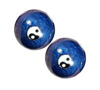 WRITWAA Palline da Massaggio Baoding in Smalto Cloisonné 42mm Set da 2, Palle Cinesi per Esercizi Manuali e Meditazione, Massaggio e Relax per Mani e Dita, Benessere e Flessibilità