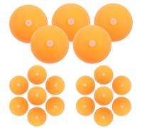 WRITWAA Palline da Ping Pong per Allenamento con Fori 50 Pezzi | Pp Arancia, Design Sospeso con Tappo, Stabilità Migliorata, Uso Specifico per Trainer da Tavolo