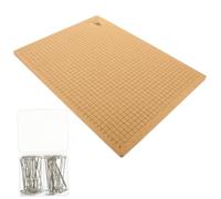 WRITWAA Pannello macramè in Sughero con Stampata e Perni T Resistenti Pannello Fissaggio Intrecci per Progetti di Annodatura DIY Completo per Amanti del macramè