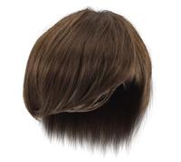 WRITWAA Parrucca Di Corti Costumi Di Halloween Per Uomo Margine Accessori Riccio Uomini Adulto Pizzo Buio Filo Ad Alta Temperatura in Fibra Chimica Simulata Per Umani Brown
