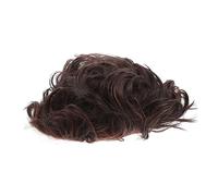 WRITWAA Parrucca Riccia Corto Per Uomo Acconciatura Stile Cosplay Per Feste Halloween e Occasioni Quotidiane Materiale Setola Morbida e Lavabile