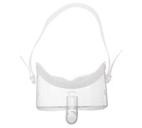WRITWAA Parte del dispositivo di nebulizzazione oculare - Schermo indossabile in silicone - Nebulizzatore oculare trasparente per tester di appannamento e dispositivo di idratazione, 5,7x2,4x2,1
