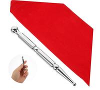 WRITWAA Penna Da Massaggio Mano Massaggianti Collo Indietro Per Muscolo Sonda Punto Corporeo Penna a Punta Massaggiatore Viso Strumenti Di Riflessologia Argento Ottone