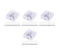 WRITWAA Pennello Per Smalto Da 200 Pezzi: Set Di Pennelli Monouso Con Setole Morbide Per Unghie Pennello Di Ricambio Per Liquida Perfetto Per Unghie Fai Da Te Acrilici E Smalto In