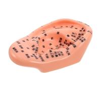 WRITWAA per massaggio all'orecchio Agopuntura orecchio Strumento massaggio orecchio massaggio dell'orecchio di agopuntura della medicina cinese pvc Khaki