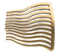 WRITWAA Pettine Da Sposa in Ottone Antico, Copricapo Per Chioma Da Sposa Lavorazione Artigianale e Finiture Dipinte a Mano, Accessorio Per Cerimonie Nuziali Elegante e Sagomato