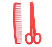 WRITWAA Pettine Gigante da Clown in Plastico Rosso Design Unico, Facile da Trasportare e Versatile, per Performance Teatrali e Halloween