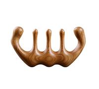 WRITWAA Pettine Massaggiante per Scalpo in Materiale Sintetico Marrone Funzione Antistatica e Promuove la Circolazione Sanguigna per Massaggi Rilassanti a Casa