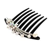 WRITWAA Pettine Per Finte Copricapo Di Cristallo Floreali Accessori Per Sposa Per Ogni Occasione