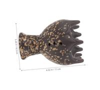 WRITWAA Pettine Per in Ceramica Strumento Per Del Capelluto Pettine Per Grattare Capelluto in Ceramica