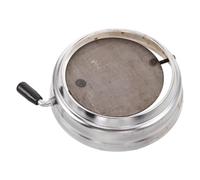 WRITWAA Piastra di Chiusura per Stufa e Stufa a Carbone in Ferro Argento, Sigillo ad Alta Efficienza Resistente alle Alte Temperature