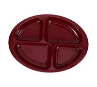 WRITWAA Piatto Multi Anziani Piatto Diviso per Adulti Fondo Antiscivolo Stoviglie Riutilizzabili per Alimenti per Esigenze Speciali