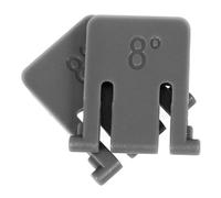 WRITWAA Piede della tastiera, supporto per tastiera, ABS nero, 1 paio, per computer e scrivania, compatibile con Logitech K220 K360 K270 K260 K275 K235