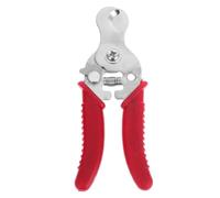 WRITWAA Pinza per Rimuovere le Etichette per Bovini e Suini, Pinza per Marchio Auricolare in Acciaio Inox e Pp, Rossa, per Allevamento e Taglio della Coda