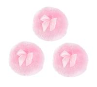 WRITWAA Piumino Per Cipria Bambino Bambina 3 Pezzi Morbido Rotondo Per Corpo e Viso, Ciuffo Per Chioma Lunghi, Adatto a Bambino Bambina e Adulti Per Uso Quotidiano