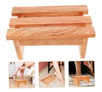 WRITWAA Poggiapiedi Bagni Circolazione Gambe Sgabello Da Bagno Gamba Ergonomico Calzante Bacinella Per Pediluvio Riposo Del Piede Portatile Sgabelli Non Slip Di Legno