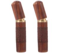 WRITWAA Porta Aghi in Legno Durevole 2 Pezzi, Scatola per Aghi da Cucito e Piccoli Oggetti, Contenitore Portatile per Organizzare Ferri da Maglia, Accessorio per Artigianato e Cucito