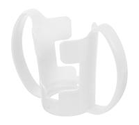WRITWAA Portabicchieri per Dieta Liquida in Plastico Bianco Manico Inclinato Stabile, per Anziani Disabili e Persone Difficoltà di Movimento Durante i Pasti al Ristorante