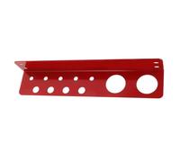 WRITWAA Portautensili da Parete per Attrezzi Organizer da Parete in Acciaio Rosso per Garage e Magazzino Design a Pannello per Facile Organizzazione