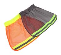 WRITWAA Protezione per Collo per Casco da Cantiere 2 Pezzi con Visiera Parasole Riflettente in Rete Traspirante Arancione e Grigio Copertura Parasole UV Leggera per Lavoratori Edili