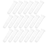 WRITWAA Provette Centrifuga 10 Ml Tappo 200 Pezzi in Plastica Trasparente per Test di Laboratorio e Misurazioni Precise