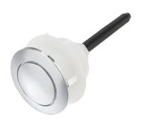 WRITWAA Pulsante di Scarico del Wc Singolo in Abs Argento Resistente alla Ruggine e Risparmio Idrico per Sedile Wc Adatto a Luoghi Pubblici e Hotel Colore Casuale