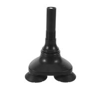 WRITWAA Puntale in gomma per bastone da passeggio: cuscinetto antiscivolo autoportante per bastoncini da trekking e stampelle - Punta in gomma a 3 punte per bastone pieghevole e da 19 mm/0,75".