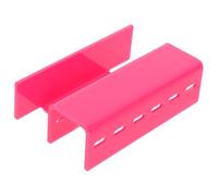 WRITWAA Rack di archiviazione di ciglia estensione ciglio piccolo organizzatore porta pinzette per ciglia rastrelliera per pinzette per extension ciglia Acrilico Rosy