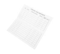 WRITWAA Registro Assegni Personale Taccuino Finanziario Portatile per Gestione Conti e Controllo Spese Libro Contabile con Layout e Font Grande per Lettura Facile Monitoraggio Emissione e