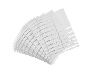 WRITWAA Regolatore Misura Anelli Invisibile 16 Pezzi Eva Bianco, Riduttore Dimensione Anello Cuscinetto Morbido, Strumento per Fissare Anelli Allentati e Migliorare vestibilità Comoda