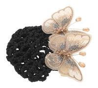 WRITWAA Retina per Chignon con Decorazione Farfalla in Filato di Ricamato, Accessorio per Chioma da Donna e Ragazza, per Dress Up e Lavoro, Aggiunge Eleganza e Decora Acconciature