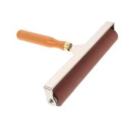WRITWAA Rodillo De Goma para Impresión con Mango De Madera Herramienta Multiuso Antideslizante para Artesanía Estampado Modelado Carpinteros