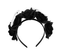 WRITWAA Rosa Fantasma Artiglio Fascia Del Partito Accessori Cosplay Copricapo Oggetti Di Scena Stile Romanzo Fascia Halloween Rosa Fascia Cosplay Copricapo Prop Decorazione Della Fascia