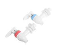 WRITWAA Rubinetto per Distributore D'acqua 2 Pezzi in Plastica Beccuccio Antischizzo e Design a Pressione Facile per Secchi e Contenitori di Bevande