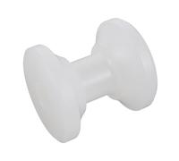 WRITWAA Rullo di Ancoraggio in Nylon Bianco per Barca, Sostituzione per Kayak e Yacht Rotolamento Fluido e Controllo Usura Visibile, per Uso Marino