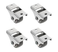 WRITWAA Ruote Mobili Direzionali Silenziose in Gomma da 1 Pollice, Set da 4 Pezzi per Tavolini, Librerie e Piccoli Mobili Capacità di Carico e Scorrimento Fluido, Adatte per Pavimenti