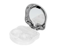 WRITWAA Scatola Per Lenti Contatto Custodia Da Viaggio Per Lenti Contatto Scatola Per Specchio Realizzata in Materiale Plastico Di Robusta e Durevole Per Uso Prolungato Compatta e Facile d
