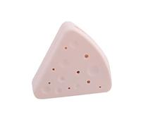 WRITWAA Scatola Porta Piumino in Silicone Triangolare Custodia in Spugnetta Per Il Trucco Bellezza Porta Di Spugna Triangolo Articoli Da Toeletta Di Grandi Dimensioni Rosa Gel Di Silice