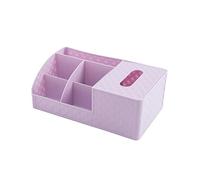 WRITWAA Scatola Porta Trucchi in Plastica Per Carta Assorbente Organizer Da Scrivania Multifunzionale Per Fazzoletti Cosmetici Gioielli e Piccoli Oggetti