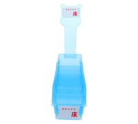 WRITWAA Scatola Telescopica in Plastica Blu la Conservazione dei Medicinali con Scomparti Regolabili 48x29x11 Cm per Istituti Medici e Farmacie