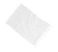 WRITWAA Sciarpa Bianca in Cotone Grezzo, Sciarpa Dipinta Fai da Te Nappe, Materiale Leggero e Pieghevole, Adatta per Dipingere, Tingere e Personalizzare, Regalo per Uomini e Donne