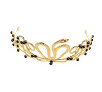 WRITWAA Serpente Dorata per Donne Fascia Sposa con Accessorio per Matrimonio Compleanno Halloween e Costume Egizia