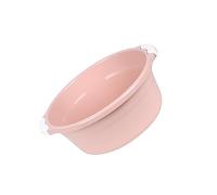WRITWAA Set 2 Pezzi Catino Plastica Rosa per Lavaggio Piedi e Viso, Vaschetta Grande in Pp Ecologica senza Odore per Bagno e Cucina