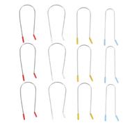 WRITWAA Set 32 Pezzi Clip per Bigodini Caldi Elettrici, Morsetti a Ganasce per Arricciacapelli, Perni di Fissaggio U-shaped, Accessori Professionali per Styling Chioma, Uso Domestico
