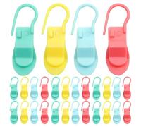 WRITWAA Set 40 Segnapunti per Uncinetto Colorati in Plastica Chiusura a Scatto, Marcatori per Maglia e Cucito, Accessori Compatti per Progetti Fai da Te e Lavoro Manuale Stile
