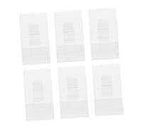 WRITWAA Set 6 Pezzi Scatole Per Orologi Quadrate Trasparenti Supporto Antigraffio, Custodie Porta Orologi Compatte Leggere Per Viaggio e Esposizione Elegante